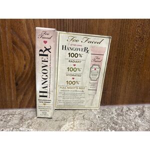 TOO FACED Hangover RX Replenishing Face Primer .16 oz NEW IN BOX